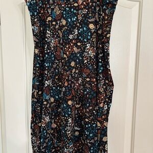 CJ Banks Multicolor Floral Maxi Dress